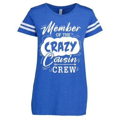 Member Of The Crazy Cousin Crew Cute Cousin Squad Birthday Enza Ladies Jersey Football T-Shirt