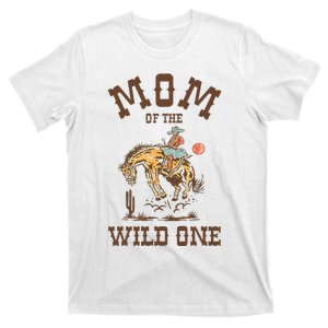 Mom Of The Wild One 1st Birthday Rodeo Western Cowboy T-Shirt