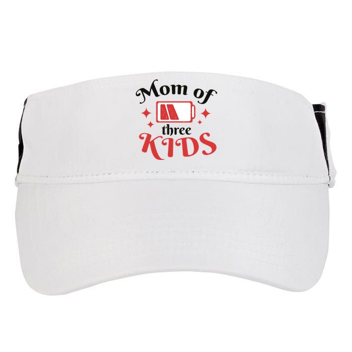 Mom Of Three Kids Battery Low Adult Drive Performance Visor