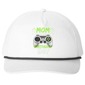 Mom Of The Birthday Boy Matching Video Gamer Party Snapback Five-Panel Rope Hat