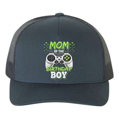 Mom Of The Birthday Boy Matching Video Gamer Party Yupoong Adult 5-Panel Trucker Hat