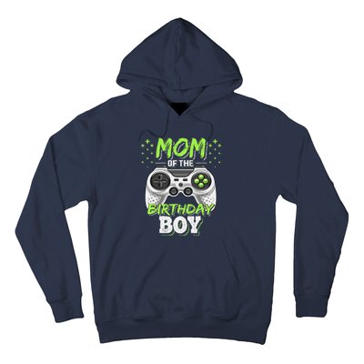 Mom Of The Birthday Boy Matching Video Gamer Party Hoodie