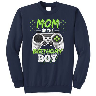 Mom Of The Birthday Boy Matching Video Gamer Party Sweatshirt