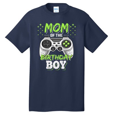 Mom Of The Birthday Boy Matching Video Gamer Party Tall T-Shirt