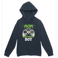 Mom Of The Birthday Boy Matching Video Gamer Party Urban Pullover Hoodie