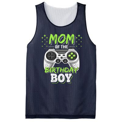 Mom Of The Birthday Boy Matching Video Gamer Party Mesh Reversible Basketball Jersey Tank