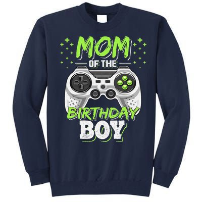 Mom Of The Birthday Boy Matching Video Gamer Party Tall Sweatshirt