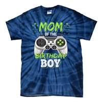 Mom Of The Birthday Boy Matching Video Gamer Party Tie-Dye T-Shirt