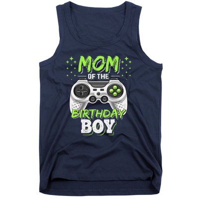 Mom Of The Birthday Boy Matching Video Gamer Party Tank Top