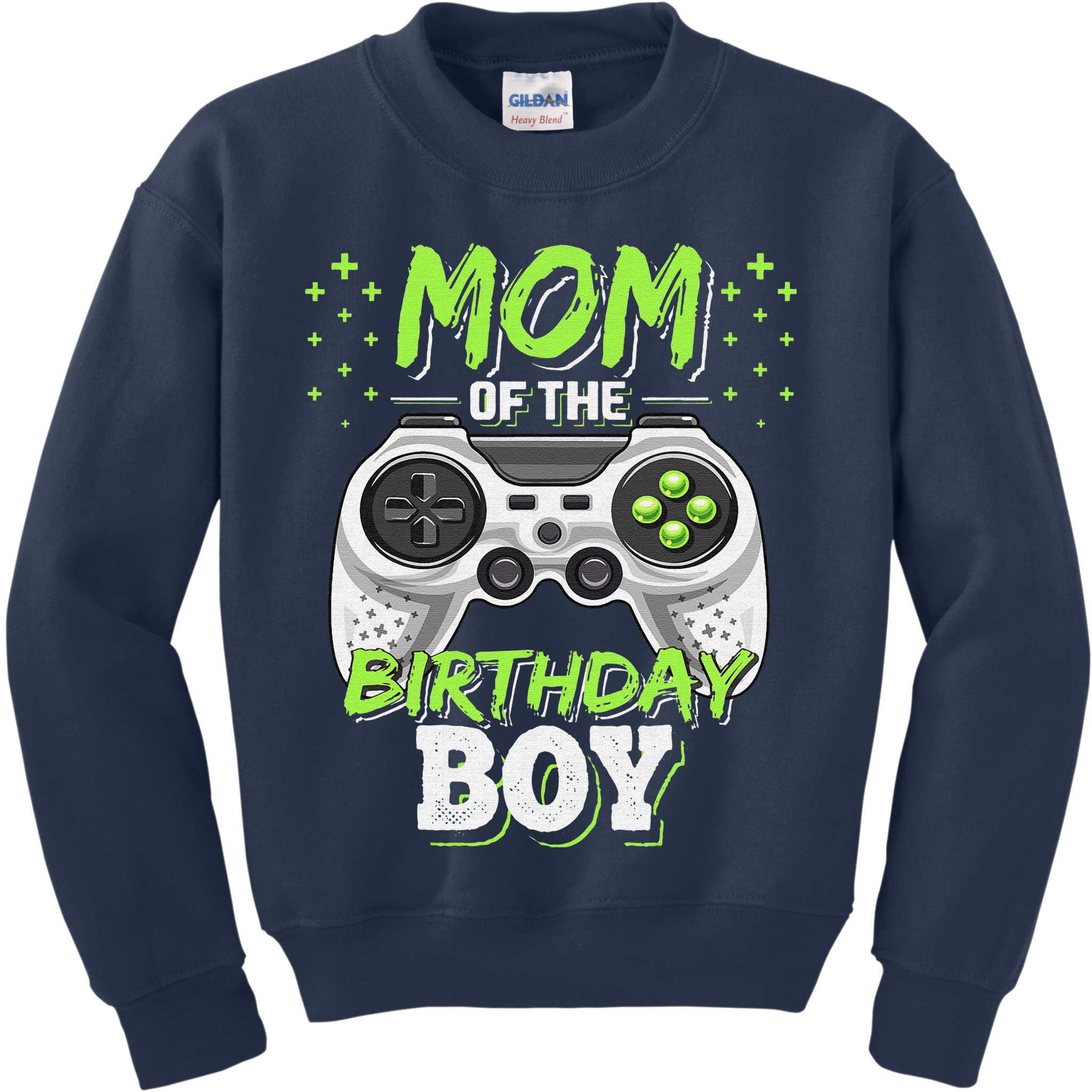 Mom Of The Birthday Boy Matching Video Gamer Party Kids Sweatshirt