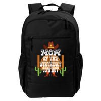 Mom Of The Birthday Cowboy Rodeo Party Bday Daily Commute Backpack