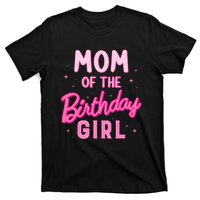 Mom Of The Birthday Girl Party Groovy Retro For Mommy T-Shirt