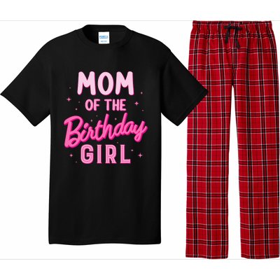 Mom Of The Birthday Girl Party Groovy Retro For Mommy Pajama Set