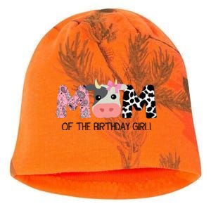 Mom Of The Birthday For Cow Farm Birthday Cow Mommy 1st Kati - Camo Knit Beanie