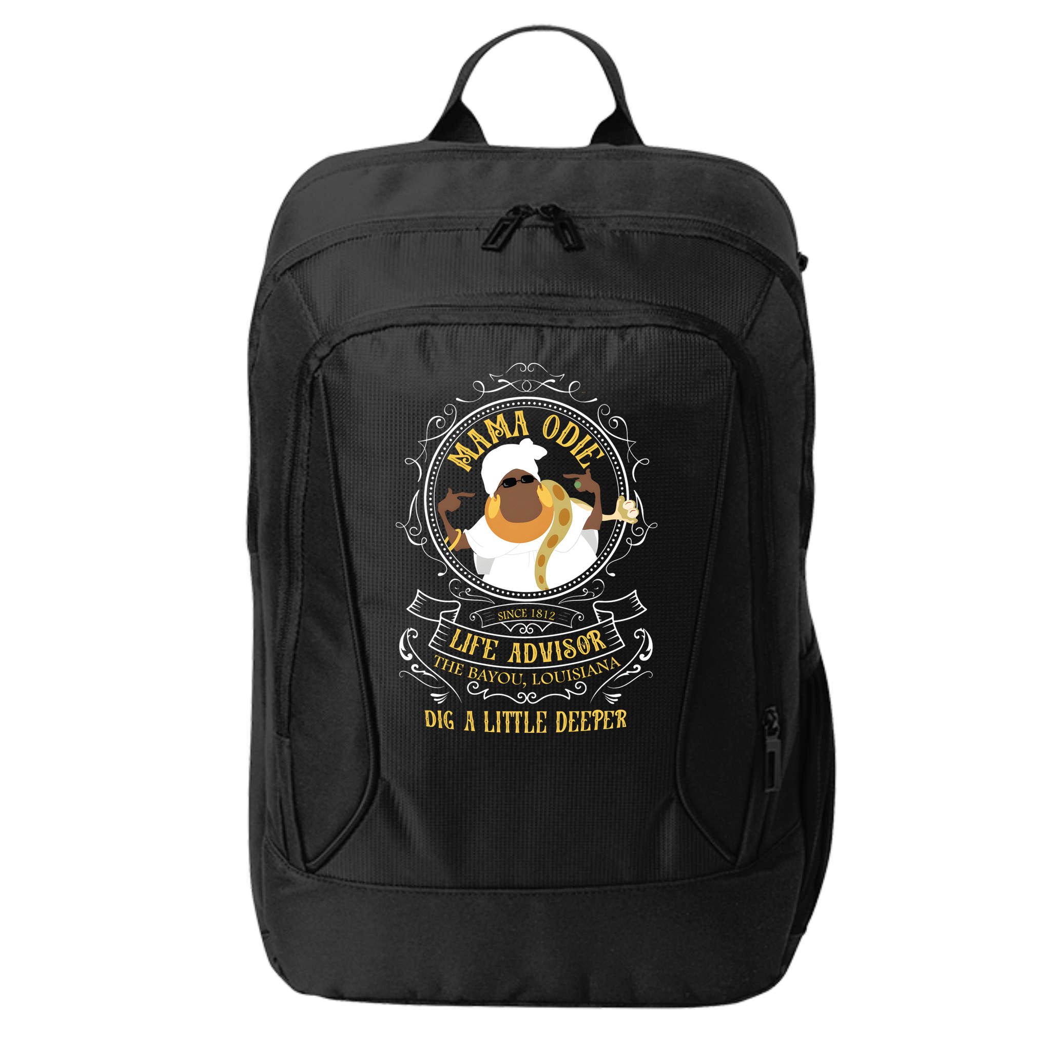Mama Odie The Princess And The Frog Dig A Little Deeper City Backpack