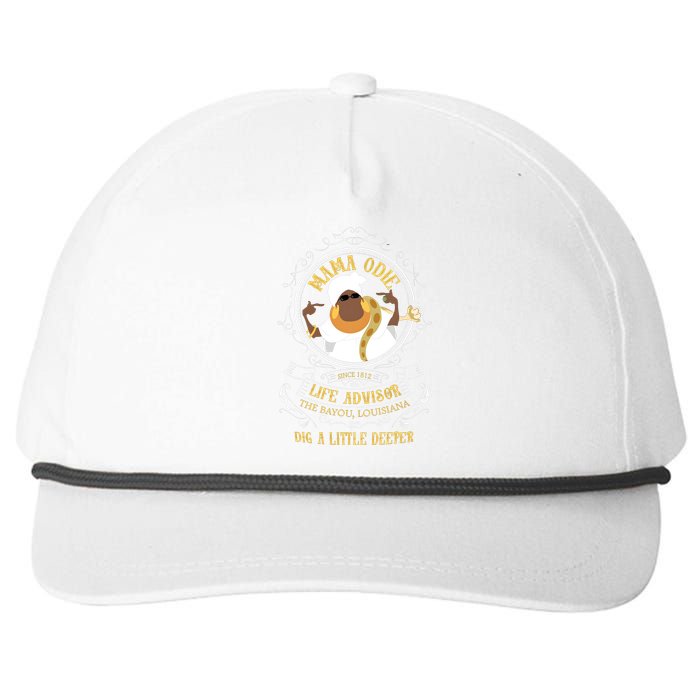 Mama Odie The Princess And The Frog Dig A Little Deeper Snapback Five-Panel Rope Hat