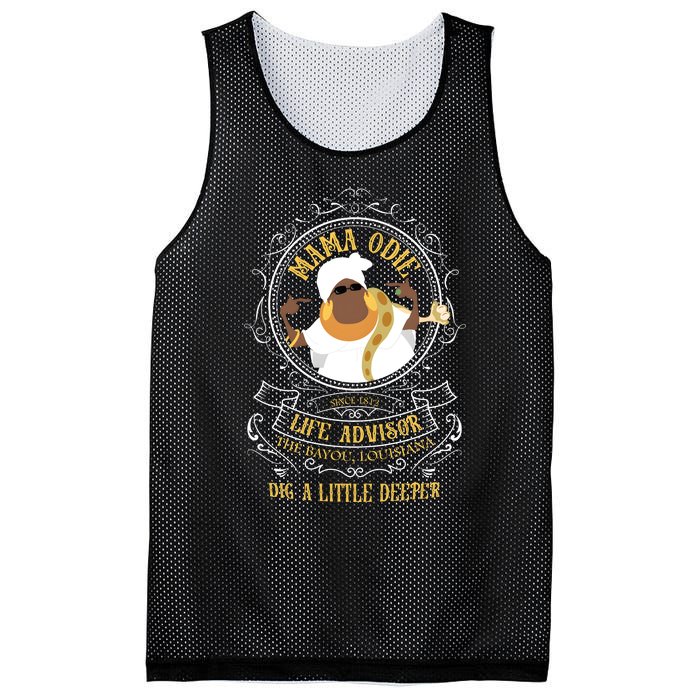 Mama Odie The Princess And The Frog Dig A Little Deeper Mesh Reversible Basketball Jersey Tank