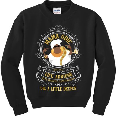 Mama Odie The Princess And The Frog Dig A Little Deeper Kids Sweatshirt