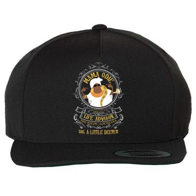 Mama Odie The Princess And The Frog Dig A Little Deeper Wool Snapback Cap