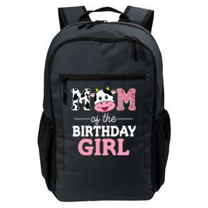 Mom Of The Birthday Farm Cow Mommy Mama 1st Daily Commute Backpack