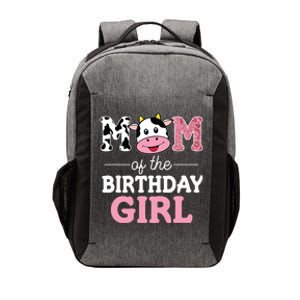 Mom Of The Birthday Farm Cow Mommy Mama 1st Vector Backpack