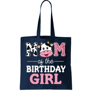 Mom Of The Birthday Farm Cow Mommy Mama 1st Tote Bag