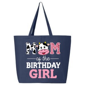 Mom Of The Birthday Farm Cow Mommy Mama 1st 25L Jumbo Tote