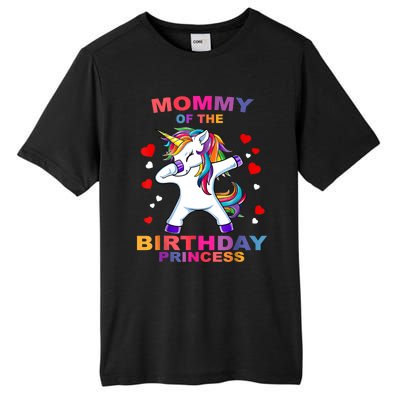 Mommy Of The Birthday Princess Unicorn Outfit Tall Fusion ChromaSoft Performance T-Shirt