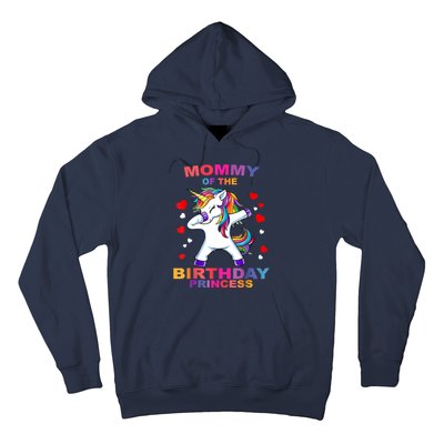 Mommy Of The Birthday Princess Unicorn Outfit Hoodie