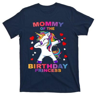 Mommy Of The Birthday Princess Unicorn Outfit T-Shirt