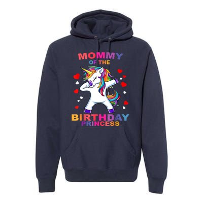 Mommy Of The Birthday Princess Unicorn Outfit Premium Hoodie