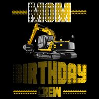 Mom Of The Birthday Crew Party Excavator Visor