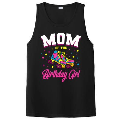 Mom Of The Birthday Girl Roller Skates Bday Skating Party PosiCharge Competitor Tank