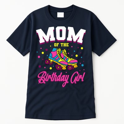 Mom Of The Birthday Girl Roller Skates Bday Skating Party Tall T-Shirt