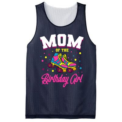 Mom Of The Birthday Girl Roller Skates Bday Skating Party Mesh Reversible Basketball Jersey Tank