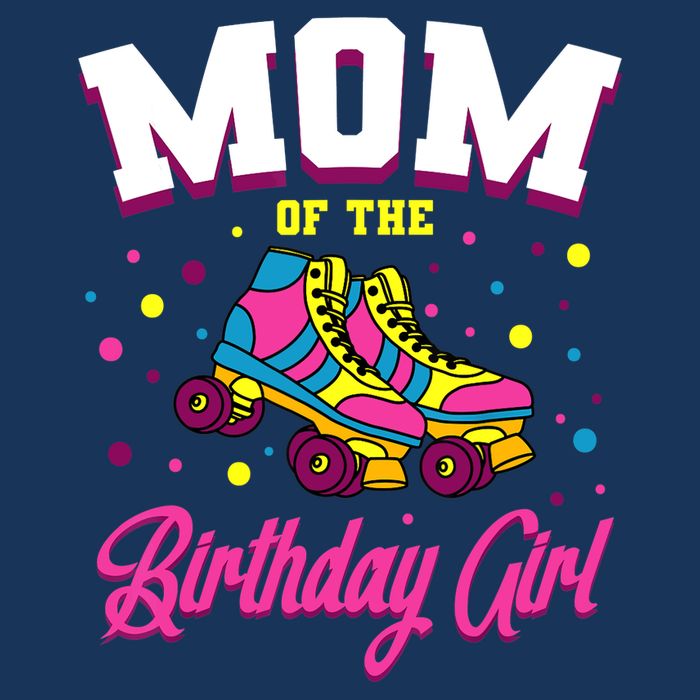 Mom Of The Birthday Girl Roller Skates Bday Skating Party Womens Tank Top