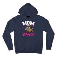 Mom Of The Birthday Girl Roller Skates Bday Skating Party Tall Hoodie