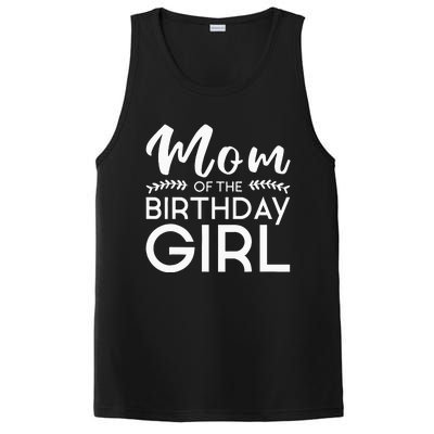 Mom Of The Birthday Girl Family Parents Mother Mommy PosiCharge Competitor Tank