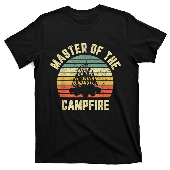 Master Of The Campfire Camping Vintage Camper T-Shirt