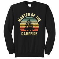 Master Of The Campfire Camping Vintage Camper Tall Sweatshirt