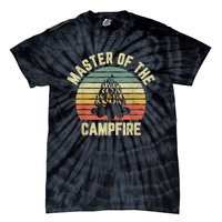 Master Of The Campfire Camping Vintage Camper Tie-Dye T-Shirt