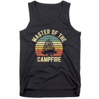 Master Of The Campfire Camping Vintage Camper Tank Top