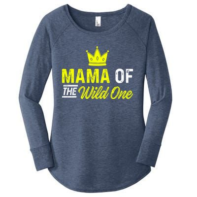 Mama Of The Wild One Mom Of The Wild One Meaningful Gift Women's Perfect Tri Tunic Long Sleeve Shirt