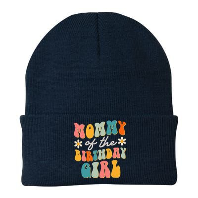 Mommy Of The Birthday Groovy Themed party Knit Cap Winter Beanie