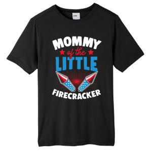 Mommy Of The Little Firecracker Matching Family 4th Of July Cool Gift Tall Fusion ChromaSoft Performance T-Shirt