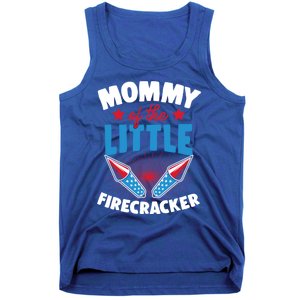 Mommy Of The Little Firecracker Matching Family 4th Of July Cool Gift Tank Top