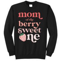 Mom of the Berry Sweet One Strawberry First Birthday 1st Sweatshirt