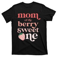 Mom of the Berry Sweet One Strawberry First Birthday 1st T-Shirt