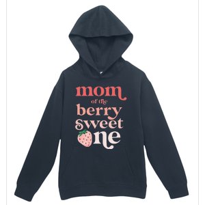 Mom of the Berry Sweet One Strawberry First Birthday 1st Urban Pullover Hoodie