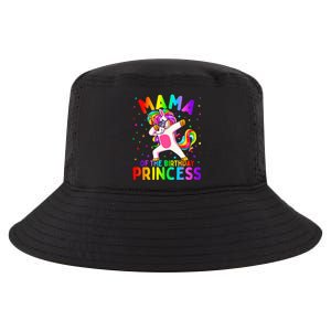 Mama of the Birthday Princess Dabbing Unicorn Mom Cool Comfort Performance Bucket Hat